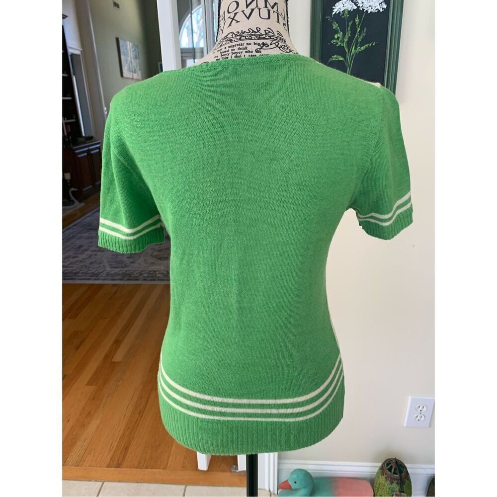 Vintage Short Sleeve Bumble Bee Sweater (60s/70s) - Picture 6 of 8